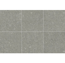 Dalle de terrasse en grès cérame fin Pebbles Grey 90 cm x 90 cm x 2 cm