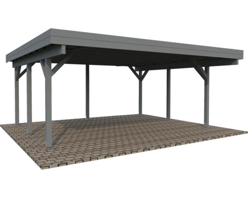 Freistehender Carport aus Aluminium