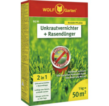 Emballage d''anti-mauvaises herbes et d''engrais pour gazon Wolf Garten