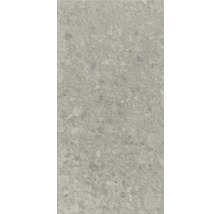 Dalle de terrasse en grès cérame fin Pebbles Light Grey 120 cm x 60 cm x 2 cm
