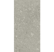 Dalle de terrasse en grès cérame fin Pebbles Light Grey 120 cm x 60 cm x 2 cm