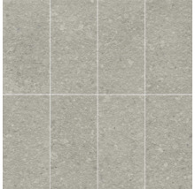 Dalle de terrasse en grès cérame fin Pebbles Light Grey 120 cm x 60 cm x 2 cm