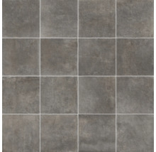 Carrelage de terrasse en grès cérame Materic Rust 60 cm x 60 cm x 2 cm
