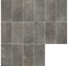 Feinsteinzeug Terrassenplatte Materic Rust 90 cm x 45 cm x 2 cm