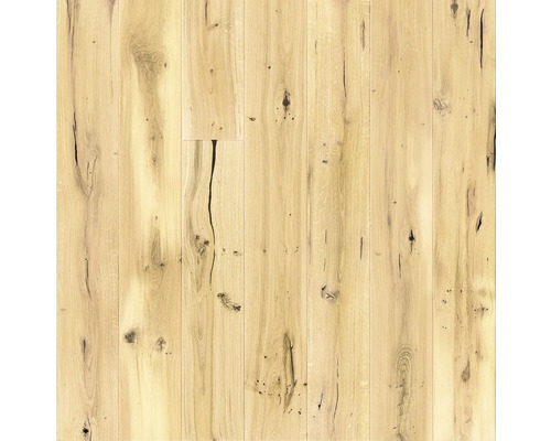 Parquet en bois avec nœuds et grain