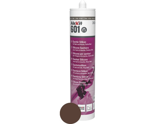 Silicone sanitaire Akkit 601 marron bali 310 ml