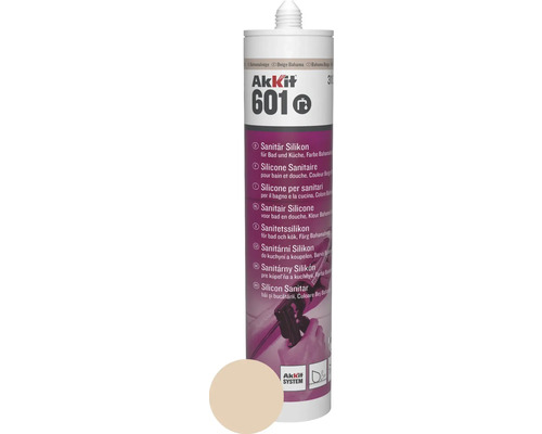 Silicone sanitaire Akkit 601 beige Bahamas 310 ml