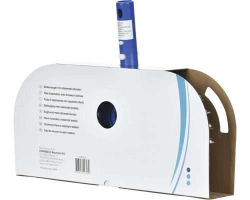 Emballage pour tête d''aspirateur avec brosses rotatives