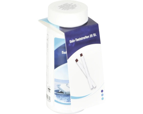 Bandelettes de test de sel, 25 pièces, pour mesurer la teneur en sel