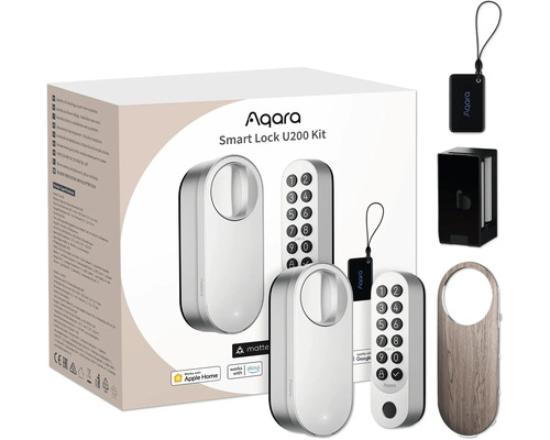 Aqara Smart Lock U200 Kit mit Zahlencode-Tastatur und Unterstützung für Apple Home