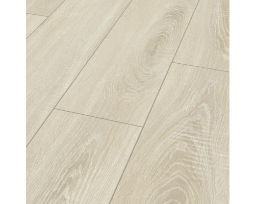 Surface de sol stratifié clair avec texture bois
