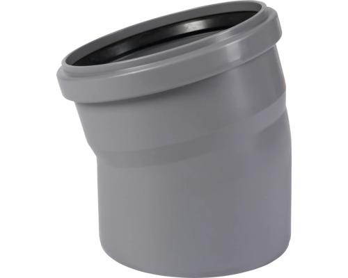 Coude HT-B 15° DN 160 mm Coude de tuyau d''évacuation avec joint