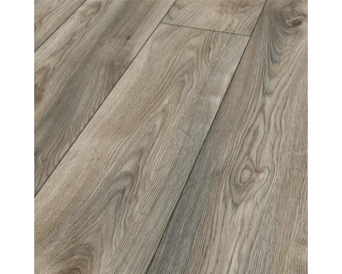 Gros plan d''un sol stratifié avec une texture de bois