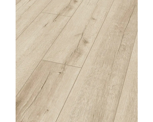 Surface de sol stratifié clair avec structure en bois