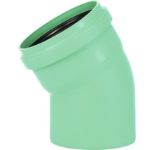 Abwasserrohrbogen mit einem Winkel von 45 Grad
