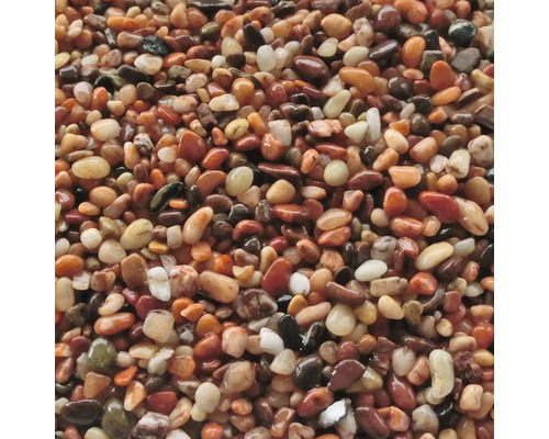 Kieselsteine in verschiedenen Größen und Farben