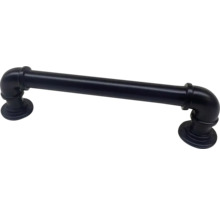 Porte-serviettes noir de style industriel