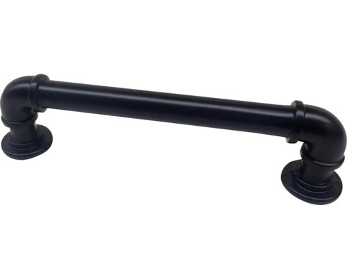 Porte-serviettes noir de style industriel