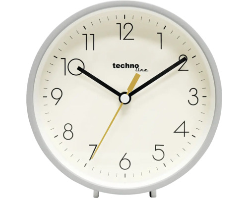 Horloge de table Techno Line avec aiguilles des heures, des minutes et des secondes