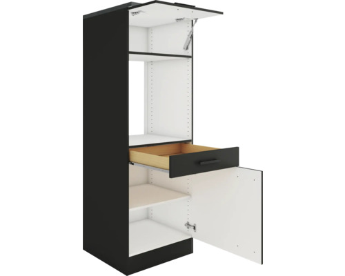 Küchenschrank mit Schublade und offenen Fächern