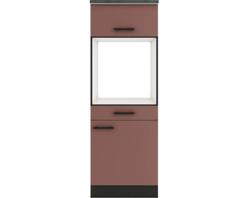 Meuble de cuisine avec tiroirs et compartiment ouvert