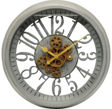 Horloge murale décorative avec mouvement apparent