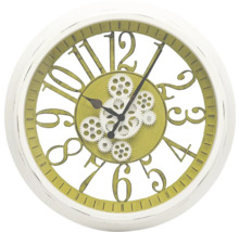 Horloge murale avec motif d''engrenages