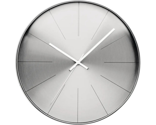 Runde Wanduhr mit Zeitanzeige