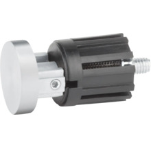 Embout match pour Narvik, Carpi aspect acier inoxydable Ø 16 mm lot de 2