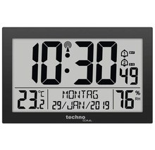 Digitale Wetterstation mit Anzeige von Uhrzeit, Datum, Temperatur und Luftfeuchtigkeit