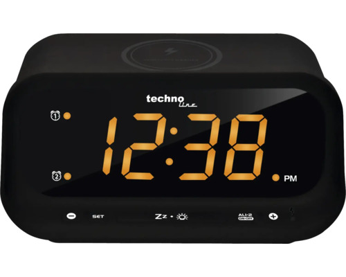 Technoline Funkuhr mit kabelloser Ladefunktion