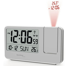 Radio-réveil à projection Techno Line avec affichage de l''heure et de la température