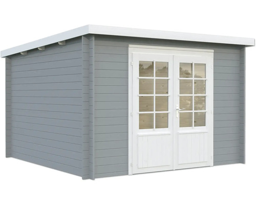 Abri de jardin en bois avec double porte