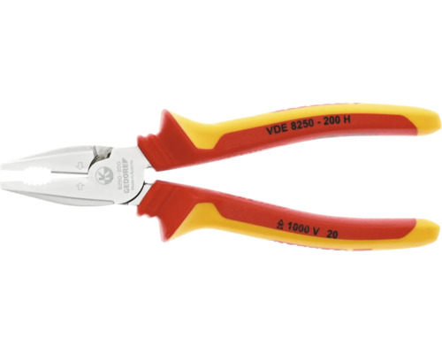 Pince téléphonique Gedore avec poignées de sécurité multicomposants