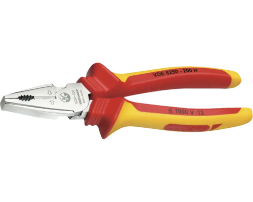Pince universelle avec poignées isolées pour travaux jusqu''à 1000 volts