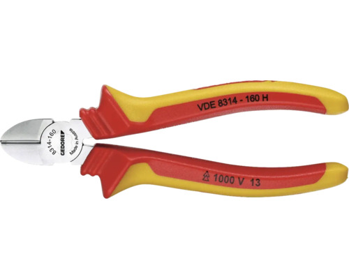 Gedore Pince coupante de côté avec poignée à plusieurs composants, 160 mm