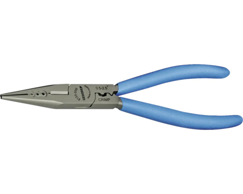 Pince à becs plats Gedore avec fonction de sertissage