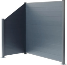 Sichtschutzzaun aus Aluminium