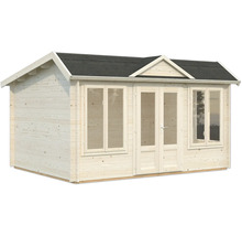 Holz Gartenhaus mit Fenstern und Doppeltür