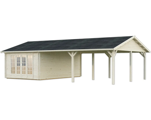 Holz Gartenhaus mit Überdachung