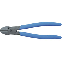 Pince coupante diagonale avec poignées bleues