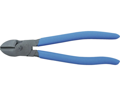 Pince coupante diagonale avec poignées bleues