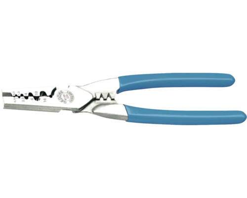 Logo Gedore. Pince combinée avec manche bleu