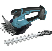Cisaille à gazon sans fil Makita DUM604ZX avec lame de cisaille pour arbustes et collecteur de végétaux coupés sans batterie ni chargeur 18 V