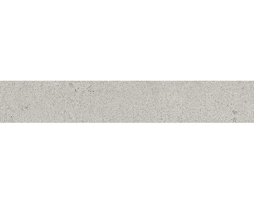 Sockel Structure Perla matt grau 10x60 cm