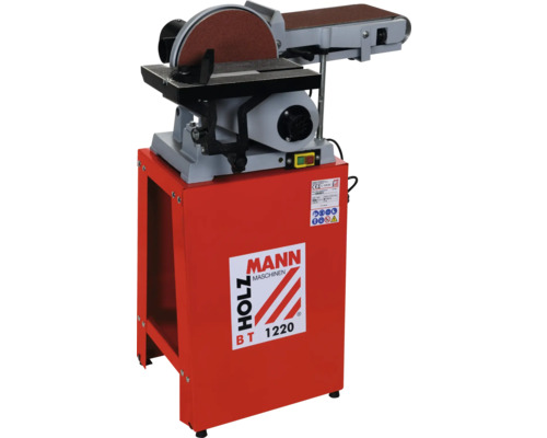 Ponceuse à bande combinée et ponceuse à disque pour le travail du bois