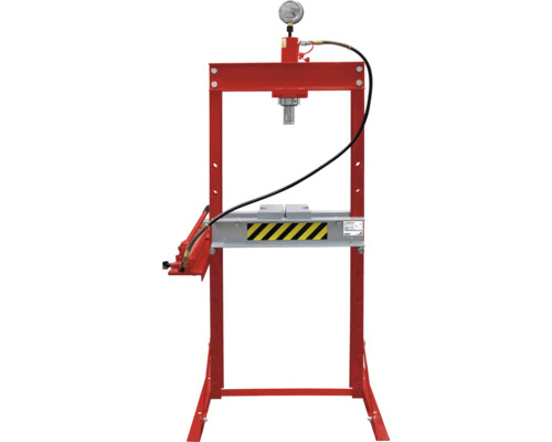 Presse d''atelier avec manomètre pour la mesure de la pression