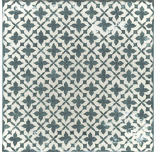Wand- und Bodenfliese Block Flower verde 20x20cm