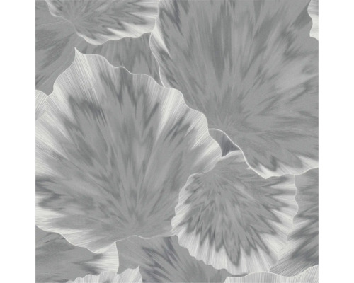 Papier peint intissé 10402-10 Spotlight feuilles gris Papier peint à motif floral