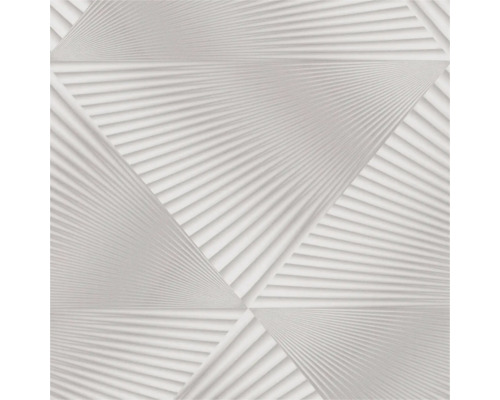 Papier peint intissé 10404-37 Spotlight graphique gris clair Carreau mural tridimensionnel avec motif géométrique